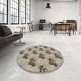 thumbnail image 4 of Ahgly Company Machine Washable Indoor Rectangle Transitional Brown Area Rugs, 8' x 10', 4 of 7