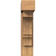 thumbnail image 2 of Ekena Millwork 7 1/2"W x 28"D x 32"H Balboa Block Smooth Bracket w/ Offset Brace, Western Red Cedar, 2 of 25