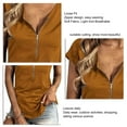 thumbnail image 5 of Camisa Tipo Blusa, Combina Fácilmente Con La Camisa Con Cierre Frontal Tela Suave Fácil De Limpiar Para El Trabajo, 5 of 5
