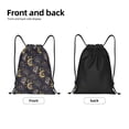 thumbnail image 5 of Ratiio Snake Sleep Print Drawstring Backpack Bag Sport Gym Sackpack Heavy Duty String Backpack for Men Women, 5 of 7