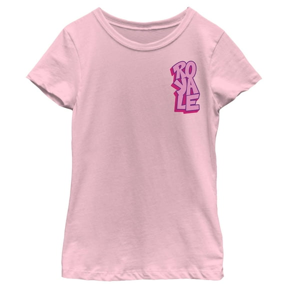 Girl's Fortnite Small Pink Royale  Graphic Tee