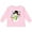 AD-Pink, variant on Inktastic Christmas Snowman in Top Hat with Candy Cane Boys or Girls Long Sleeve Toddler T-Shirt
