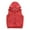 Red, variant on YunPes Children's Vest Spring Autumn Summer Thin Outdoor Wear Pure Cotton Hooded Kindergarten Clothing Vest Plush Pullover Girls
