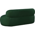 thumbnail image 4 of Meridian Furniture Venti Green Boucle Fabric Loveseat, 4 of 20
