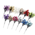 thumbnail image 2 of Lefu Artificial Christmas Glitter Berries Stems Xmas Tree Wreath DIY Decor, 2 of 7