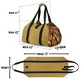 thumbnail image 3 of WEISIPU Canvas Log Carrier Bag Heavy Duty Firewood Log Tote Bag Carrier for Indoor Stoves Firewood Carry Bag Holder with Handles for Outdoor Camping Trip, 3 of 3