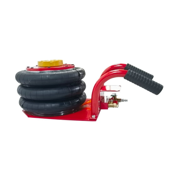 KT Parts Triple Air Bag Jack 3 Ton Heavy Duty Air Jack Lift Up To 18 Inch Red ICF010191007