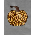 thumbnail image 2 of Tstars Womens Halloween Party Shirt Leopard Halloween Pumpkin Fall Top Day of the Dead Graphic Spooky Trick or Treat Funny Humor Gifts for Her Sweatshirt, 2 of 3