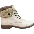 thumbnail image 2 of Women's Cliffs by White Mountain Duena Lace Up Boot Winter White Burnished Textile 6 M, 2 of 6