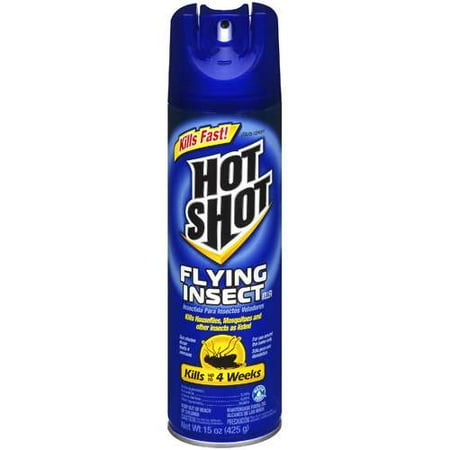 Hot Shot Kills Up to 4 Weeks Flying Insect Killer, 15 oz