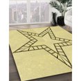 thumbnail image 2 of Ahgly Company Indoor Rectangle Patterned Sun Yellow Area Rugs, 6' x 9', 2 of 6