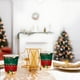 thumbnail image 4 of Decoraciones navideñas, platos de papel navideños, artículos para fiestas, platos de papel desechables (16 unidades), vasos de papel (16 unidades), pañuelos desechables (20 unidades), mantel (1 unidad, 4 of 6