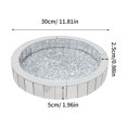 thumbnail image 4 of LUVODI Round Silver Mirored Decorative Tray with Crushed Diamond Crystal Vanity Tray Organizer, 4 of 9