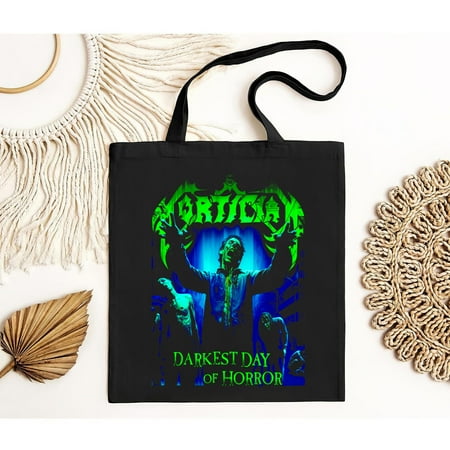 vintage Limited NWT! Mortician Darkest Day of Horror American Deathgrind Tote Bag S--TH22093