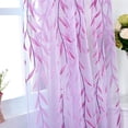 thumbnail image 5 of Sheer Curtain under $5! Xqxayjr Sheer Voile Curtain, Translucent Window Panel for Living Room Bedroom, Pastoral Style Drapes for Privacy Light Filtering, Decorative Home Curtain, 5 of 8