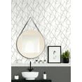 thumbnail image 5 of NextWall Harbor Grey Quartz Geo Peel and Stick Wallpaper, 5 of 9
