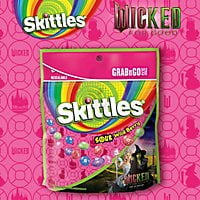 Skittles Limited Edition Wicked For Good Sour Wild Berry Candy - 7.2 Oz Bag - Pack of 2