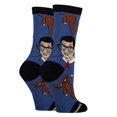 thumbnail image 2 of Oooh Yeah! Women's Cotton Crew Sock (Mr Bean and Teddy-BLU), 2 of 3