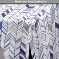 thumbnail image 4 of Chevron Dog Crate Cover, Tribal Zigzag Lines Pattern in Various Shades Geometric Sketch, Easy to Use Pet Kennel Cover for Medium Large Dogs, 35" x 23" x 27", Violet Blue White, by Ambesonne, 4 of 6