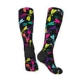 thumbnail image 4 of Haiem Colorful Dragonflies Socks, Funny Novelty Crazy Design Cotton Socks Sports Socks Knee High Socks For Men, Women,1Pairs - Gift For Working Friends, 4 of 9