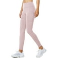 thumbnail image 4 of BALEAF Women's Winter Leggings Fleece Lined Waterproof Thermal Hiking Pants Warm Tights Running Gear Cold Weather Light Purple 3XL, 4 of 6