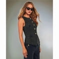 thumbnail image 4 of Chaleco Vaquero Negro para Mujer, Talla XL, 4 of 9