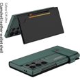 thumbnail image 6 of for Samsung Galaxy s24 Ultra Case [with Card Holder] Wallet Case Flip Cover Kickstand Leather Magnetic Funda para S 24 Ultra 6.8 '' 5G 2024 Best Phone Cases Green, 6 of 12