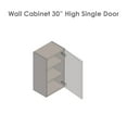 thumbnail image 4 of 15" x 30" Wall Cabinet-Single Door-with Grey Gloss door, 4 of 4