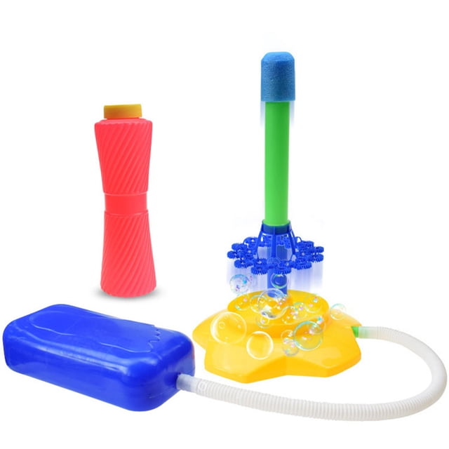 Juguete de cohete de burbujas BuyWeek para exteriores Tipo pedal