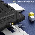 thumbnail image 4 of Fintie Case for iPad 6th Generation 2018 / 5th Gen 2017 / iPad Air 2 / iPad Air 1 (9.7 Inch), Fully-Body Rugged Heavy Duty Shockproof Protective Case with Built-in Kickstand, Black, 4 of 9