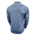 thumbnail image 6 of Tops for Men Button Half-cardigan Pocket Long Sleeves Flip Collar Casual Shirt Mens Coats Light Blue L, 6 of 6