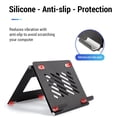 thumbnail image 5 of Laptop holder,Dissipation Silvery Laptop Tablet Carry Stand Laptop Adjustable Laptop Convenient Computer Heat Universal Stand Heat Dissipation Nebublu Laptop Tablet Universal Stand Adjustable Pristin, 5 of 5