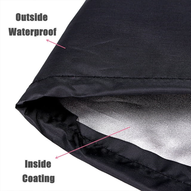 Langgg BBQ Stove Dustproof Cover Round Outdoor Waterproof Sunproof Replacement Solid Color Burner Cap Protector Accessories 76x30cm