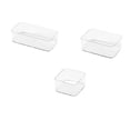 thumbnail image 2 of bedienty Tabletop Drawer Storage Box Stackable Stationery Organizing Cosmetics Container Sundries Organizer Tray Classroom Medium 1Set, 2 of 6