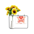 thumbnail image 1 of Red Valentine's Day Be Mine Artificial Sunflower Vases Bottle Blessing Card, 1 of 3