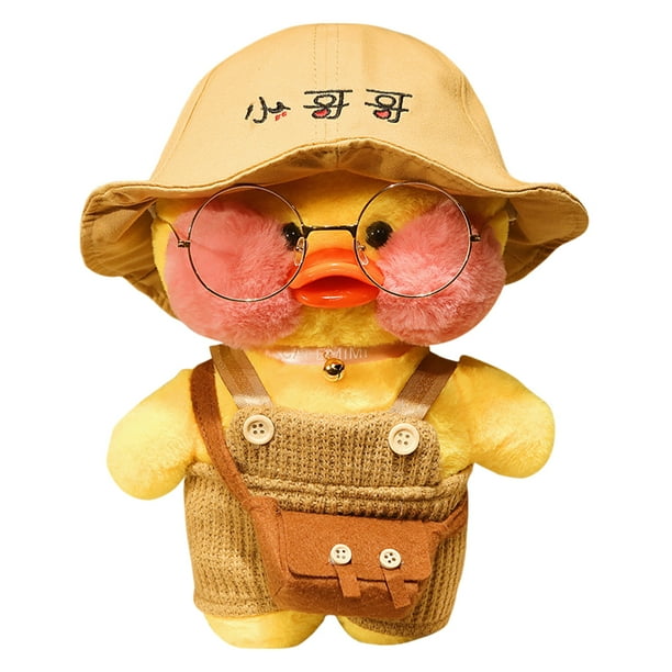Juguete De Peluche Pato de dibujos animados bonito de 30cm, muñeco de peluche suave, almohada de animales, juguete para niños (H) Likrtyny Libre de BPA