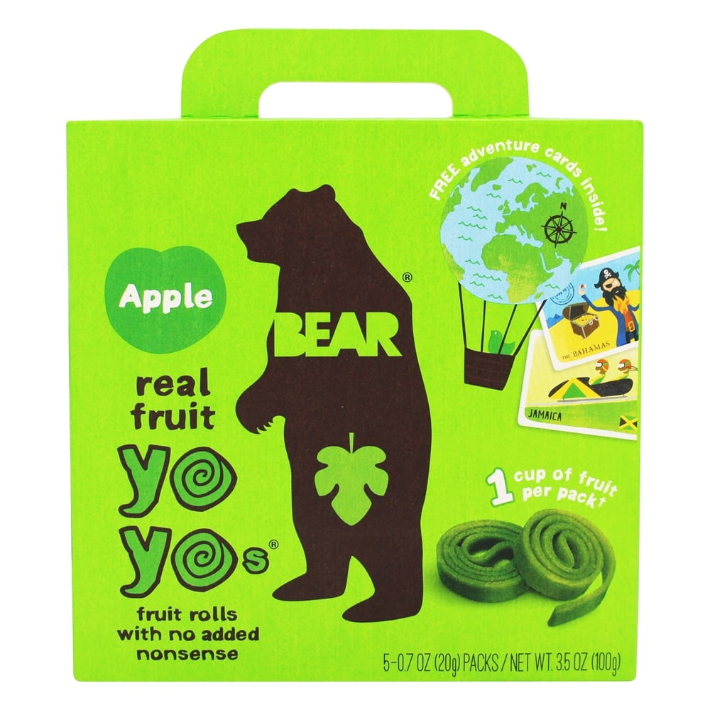 Bear YoYos Real Fruit Rolls Apple 5 Pack(s) Walmart Canada