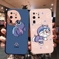 thumbnail image 2 of Funda De Silicona Suave Para Samsung Galaxy S21 Ultra S20 FE S10 Plus A52 A72 A32 Doraemon Stitch Borde Recto, 2 of 4
