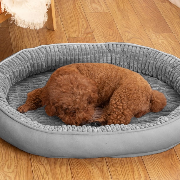 Removable And Washable Pet Mat Wear And Non Slip Striped Silk Basin Pet For All Seasons