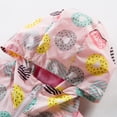 thumbnail image 4 of MGEOY Boys Girls Rain Jackets Lightweight Waterproof Hooded Cotton Raincoats Windbreakers for Kids, 4 of 7
