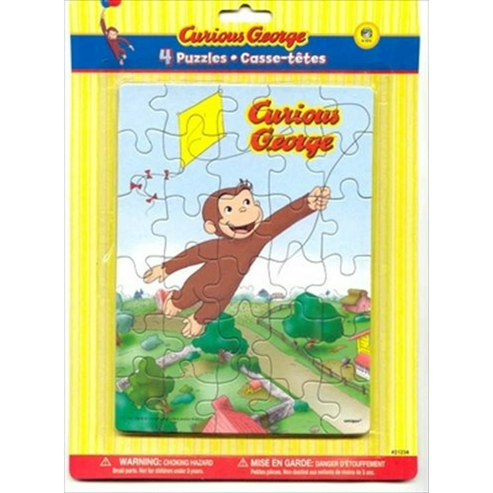 Curious Jigsaw Puzzles / Favors (4ct)