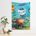 thumbnail image 3 of The Octonauts Tapestry Dorm Decor Wall Hanging Tapestries Window Curtain Picnic Mat Beach Blanket 60x40 Inch, 3 of 9
