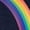 NAVY, variant on Peanuts - Snoopy on Rainbow - Men's Short Sleeve Graphic T-Shirt