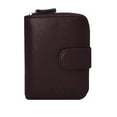 thumbnail image 1 of Étui pour Cartes de Crédit Protection Rfid Porte-Cartes Portefeuille Femme Cuir avec 12 Cartes 4 Fenêtres d'Identité et 2 Compartiments de Poche pour Pièces d'Argent Portefeuille Femme Petit Portefeuille Femme, 1 of 7