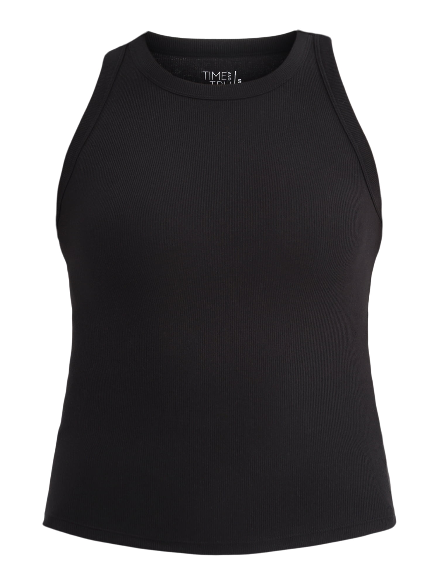 トップス PRANK PROJECT Deep U Neck Rib Top BLACK Mock Neck Crop Top Black | Garage