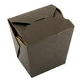 thumbnail image 1 of Bio Tek 26 Ounce Chinese Take Out Boxes, 200 Leak And Grease-Resistant Food To Go Boxes - Tab-Lock, Stackable, Black Paper Take Home Boxes, Recyclable, For Restaurants, Catering, And Parties, 1 of 2