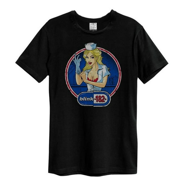 Amplified - Camiseta Blink 182 Enema Of The State para Adultos Unisex (Negro)