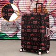 thumbnail image 4 of Red Controllers Games Icons Black Pattern Luggage Cover Fashion Suitcase Cover Baggage Covers Fit 25-28 Inch Luggage (Go Travel), 4 of 5