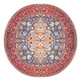 thumbnail image 3 of Unique Loom Timeless Collection Area Rug - James (3' 6" Round Navy Blue/Gold), 3 of 9