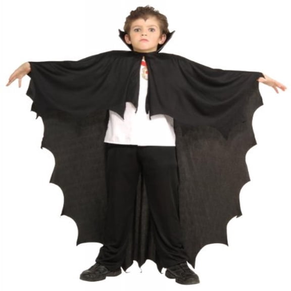 "Rubie's Costume Co Vampire Cape Child Costume, Black, One Size"